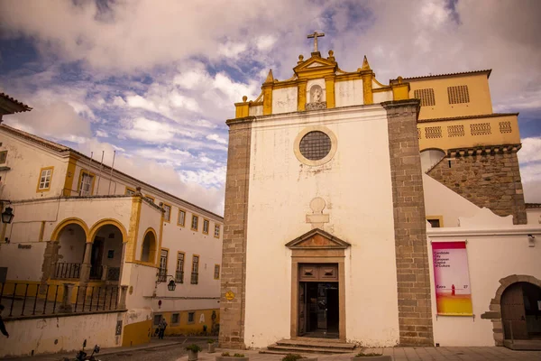 Igreja Antigo Convento Salvador Igreja Salvador Casco Antiguo Ciudad Evora — Foto de Stock