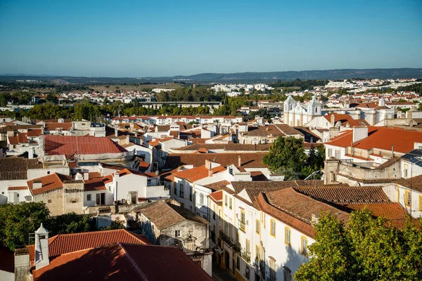 Θέα Την Παλιά Πόλη Της Πόλης Evora Στο Alentejo Της — Φωτογραφία Αρχείου