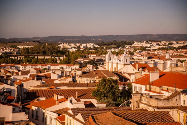 Una Vista Del Centro Storico Della Città Evora Alentejo Portogallo — Foto Stock