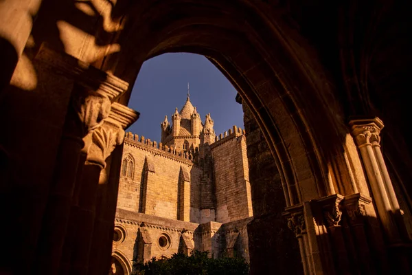 Catedral Monasterio Del Evero Casco Antiguo Ciudad Evora Alentejo Portugal — Foto de Stock