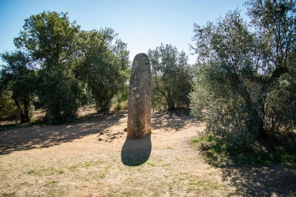 Ebora Megalithica Cromlech Almendres Almendres Města Evora Alentejo Portugalsku Portugalsko — Stock fotografie