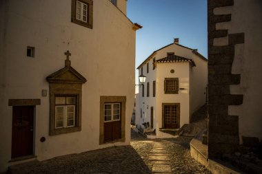 Portekiz 'in Alentejo şehrindeki Castelo de Marvao Tepesi' ndeki Marvao Köyü 'nde. Portekiz, Marvao, Ekim 2021