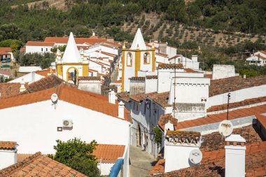 Portekiz 'in Alentejo kentindeki Alegrete şehrindeki Capela da Misericordia' da. Portekiz, Alegrete, Ekim 2021