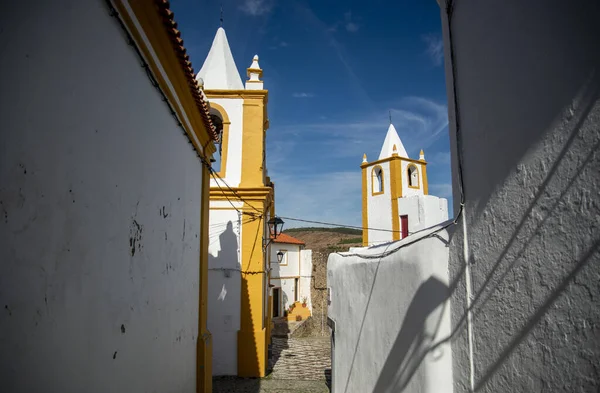 Capela Misericordia Στην Παλιά Πόλη Alegrete Στο Alentejo Της Πορτογαλίας — Φωτογραφία Αρχείου