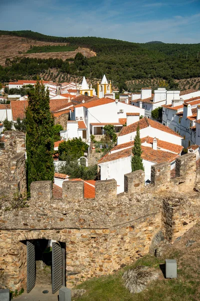 Widok Castelo Starego Miasta Alegrete Alentejo Portugalii Portugalia Alegrete Październik — Zdjęcie stockowe