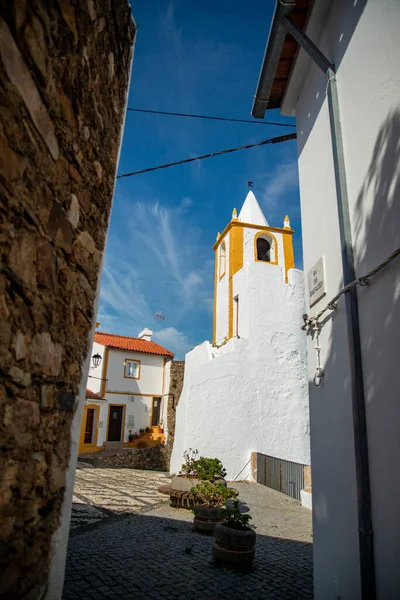 Capela Misericordia Στην Παλιά Πόλη Alegrete Στο Alentejo Της Πορτογαλίας — Φωτογραφία Αρχείου