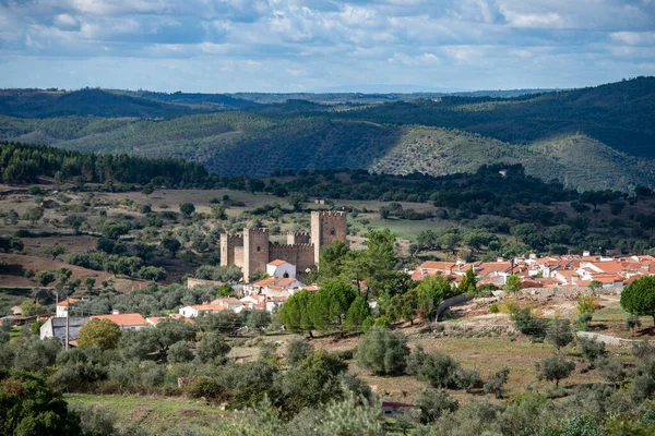 Portekiz Alentejo Amieira Tejo Köyündeki Castelo Amieira Tejo Portekiz Amieira — Stok fotoğraf