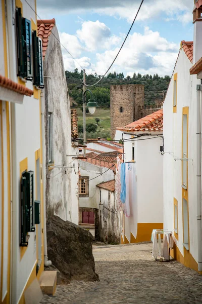 포르투 Alentejo Amieira Tejo 마을에 Castelo Amieira Tejo 입니다 Portugal — 스톡 사진