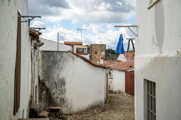 포르투 Alentejo Amieira Tejo 마을에 Castelo Amieira Tejo 입니다 Portugal — 스톡 사진