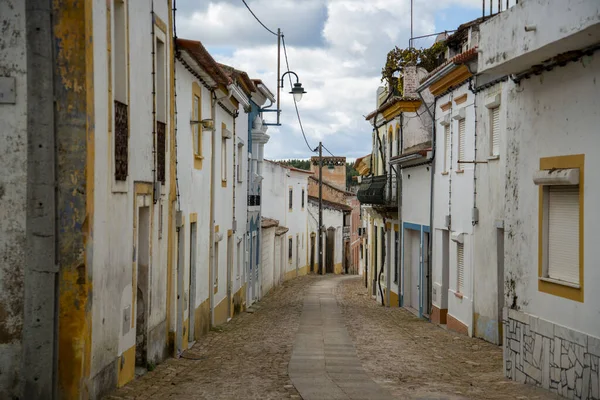 Ένα Μικρό Δρομάκι Στο Χωριό Amieira Tejo Στο Alentejo Της — Φωτογραφία Αρχείου