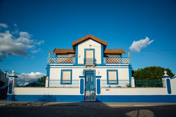 Una Casa Nella Città Castello Avis Alentejo Portogallo Portogallo Avis — Foto Stock