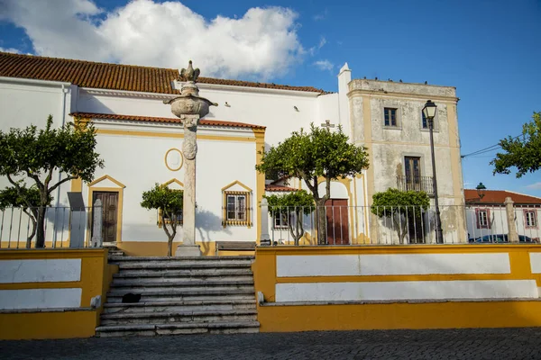 Kościół Misericordia Mieście Zamku Avis Alentejo Portugalii Portugalia Avis Październik — Zdjęcie stockowe