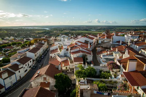 Vista Sulla Città Avis Alentejo Portogallo Portogallo Avis Ottobre 2021 — Foto Stock