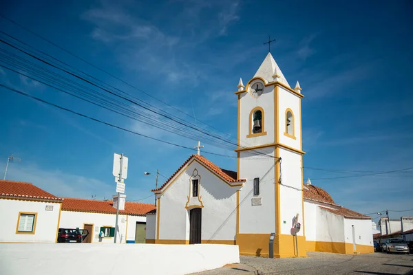 Una Iglesia Igreja Paroquial Esperanca Pueblo Esperanca Alentejo Portugal Portugal — Foto de Stock