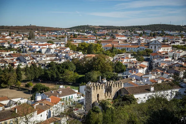 Vista Dal Castelo Del Centro Storico Estremoz Estremoz Portogallo Portogallo — Foto Stock
