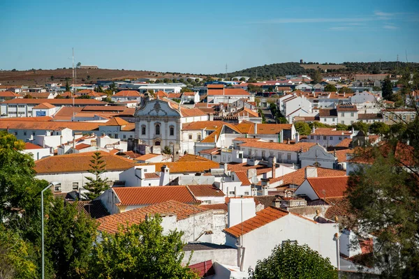 Portekiz Estremoz Kentindeki Eski Estremoz Kasabasının Castelo Manzarası Portekiz Estremoz — Stok fotoğraf
