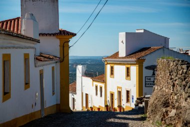Portekiz 'in Alentejo şehrindeki Evoramonte köyünde. Portekiz, Evoramonte, Ekim 2021