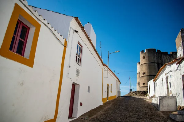 Castelo Evoramonte Στο Χωριό Evoramonte Στο Alentejo Της Πορτογαλίας Πορτογαλία — Φωτογραφία Αρχείου