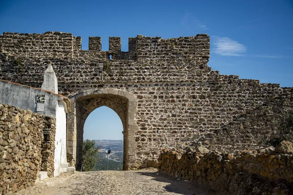 葡萄牙Alentejo的Evoramonte村的Castelo Evoramonte Portugal Evoramonte October 2021 — 图库照片