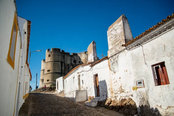 Castelo Evoramonte Portugáliai Alentejo Településen Evoramonte Faluban Portugália Evoramonte 2021 — Stock Fotó