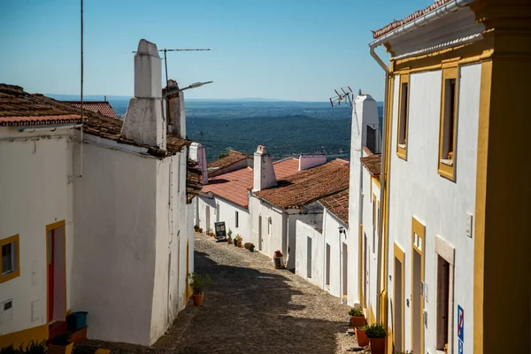 Óváros Evoramonte Faluban Alentejo Ban Portugáliában Portugália Evoramonte 2021 Október — Stock Fotó