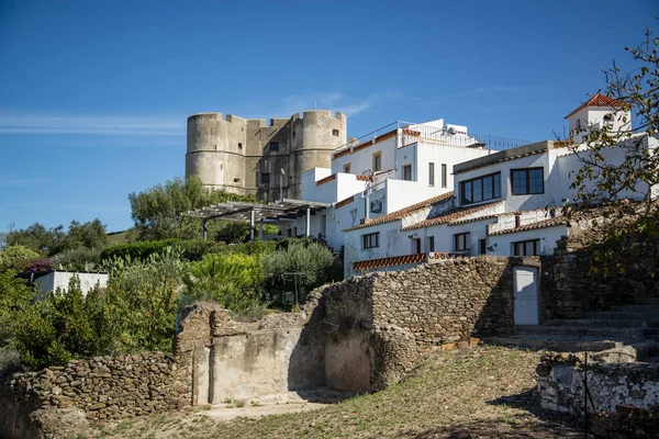 Castelo Evoramonte Portugáliai Alentejo Településen Evoramonte Faluban Portugália Evoramonte 2021 — Stock Fotó