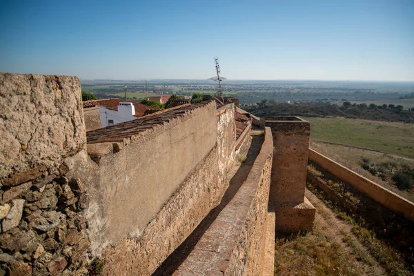 Castelo Ouguela Pueblo Ouguela Alentejo Portugal Portugal Ouguela Octubre 2021 —  Fotos de Stock