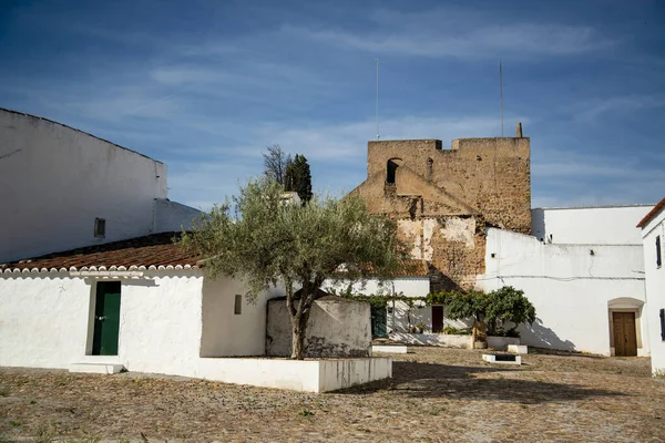 Castelo Ouguela Στο Χωριό Ouguela Στο Alentejo Της Πορτογαλίας Πορτογαλία — Φωτογραφία Αρχείου