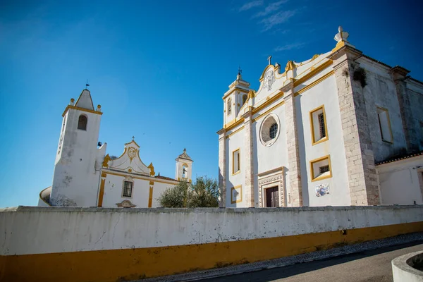 Die Igreja Matriz Veiros Oder Igreja Sao Salvador Links Und — Stockfoto