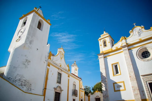 Igreja Matriz Veiros Igreja Sao Salvador Izquierda Igreja Nossa Senhora — Foto de Stock