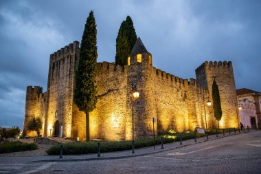 Portekiz, Alentejo 'daki Alter do Chao köyündeki Castelo. Portekiz, Alter do Chao, Ekim 2021