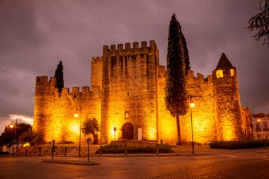Portekiz, Alentejo 'daki Alter do Chao köyündeki Castelo. Portekiz, Alter do Chao, Ekim 2021
