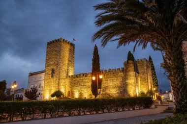 Portekiz, Alentejo 'daki Alter do Chao köyündeki Castelo. Portekiz, Alter do Chao, Ekim 2021