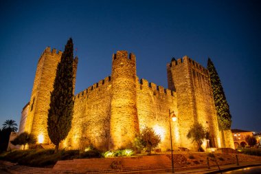 Portekiz, Alentejo 'daki Alter do Chao köyündeki Castelo. Portekiz, Alter do Chao, Ekim 2021