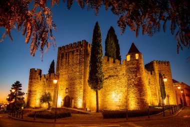 Portekiz, Alentejo 'daki Alter do Chao köyündeki Castelo. Portekiz, Alter do Chao, Ekim 2021