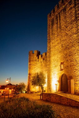 Portekiz, Alentejo 'daki Alter do Chao köyündeki Castelo. Portekiz, Alter do Chao, Ekim 2021