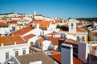 Portekiz, Alentejo 'da Alter do Chao köyünün manzarası. Portekiz, Alter do Chao, Ekim 2021