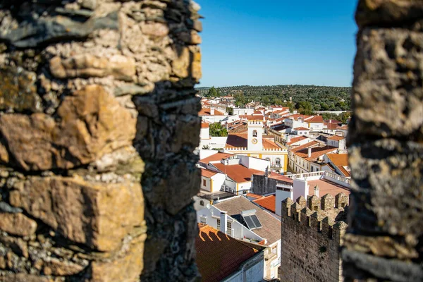 Consiglio Distrettuale Vista Con Villaggio Alter Chao Alentejo Portogallo Portogallo — Foto Stock