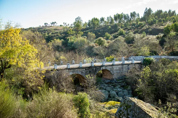 Stone Bridge Stone Canyon Ribeira Sor Village Sume Alentejo Portugal — Stock fotografie