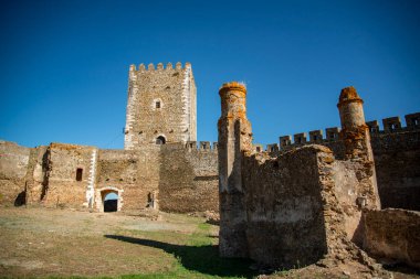 Portekiz 'in Alentejo şehrindeki Portel şehrindeki Castelo de Portel' de. Portekiz, Portel, Ekim 2021
