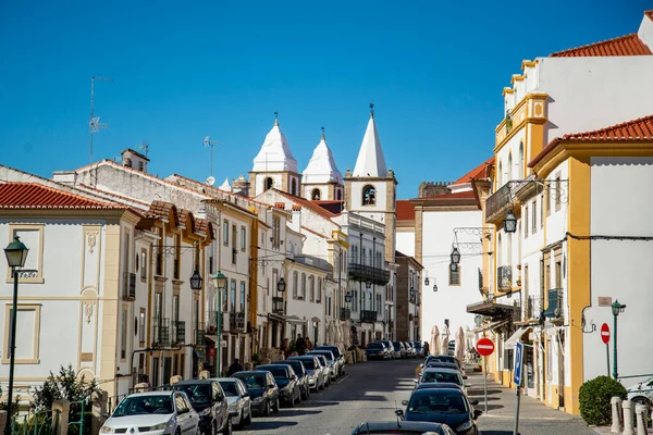 ポルトガルのAlentejoにあるCastelo Videの古い町の小さな路地 ポルトガル カステロ ヴィデ 2021年10月 — ストック写真