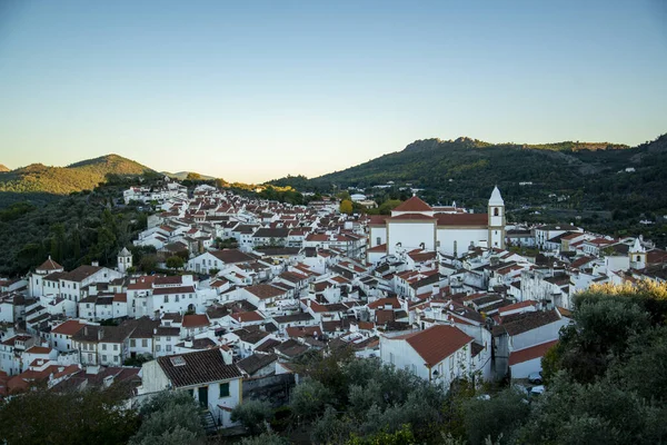 Uma Vista Com Igreja Matriz Santa Maria Devesa Cidade Velha — Fotografia de Stock