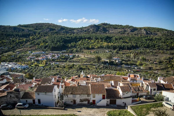 포르투갈의 테호에 카스텔 비데의 Portugal Castelo Vide October 2021 — 스톡 사진