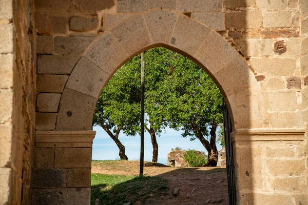 葡萄牙Alentejo的Mourao镇的Castelo Mourao 葡萄牙 Mourao 2021年10月 — 图库照片