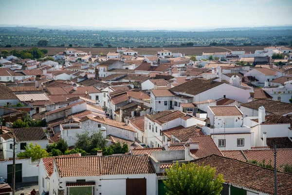 Una Vista Ciudad Mourao Desde Castelo Mourao Alentejo Portugal Portugal —  Fotos de Stock