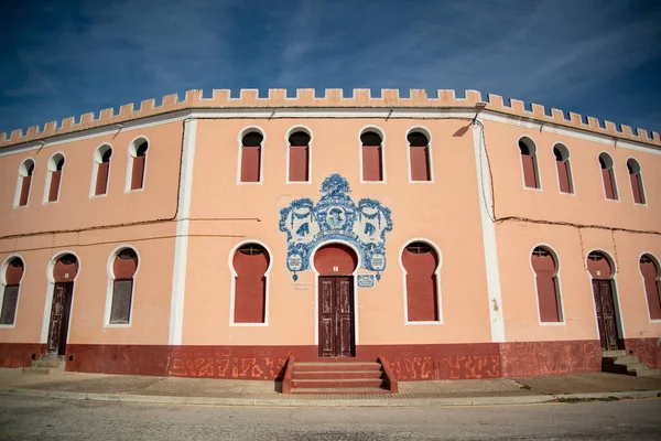 Bull Fight Arena Dans Une Ville Alentejo Portugal Portugal Alentejo — Photo