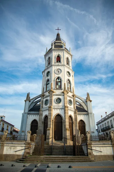 Igreja Matriz Santo Antonio Town Fengos Monsaraz Alfabjo Portugal Португалия — стоковое фото