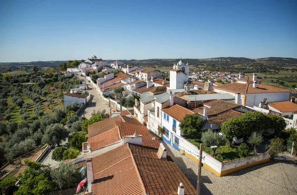 Vista Desde Castelo Aldea Terena Alentejo Portugal Portugal Terena Octubre —  Fotos de Stock