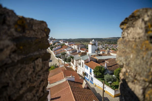 ポルトガルのAlentejoのTerena村のCasteloからの眺め ポルトガル テレナ 2021年10月 — ストック写真