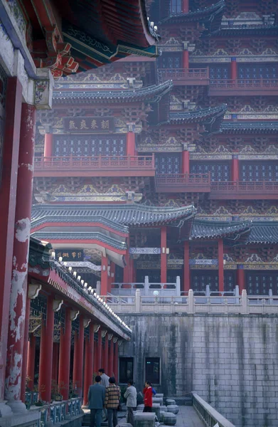 Templo Pabellón Del Príncipe Teng Ciudad Nanchang Provincia Jiangxi China — Foto de Stock